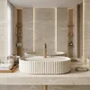Lavabo Da Appoggio Rea Marcela 60 Vanilla Beige Anteprima dell’immagine prodotto 2