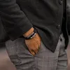 SERASAR | Leder Herrenarmband [Proud] mit Silber Stainless Produktbild-Vorschau 5