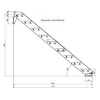 Stahltreppe 9 Stufen bis Höhe 180 cm, Laufbreite : 100 cm Produktbild-Vorschau 6