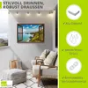 ARTland Wandbild Alu für Innen & Outdoor Küstenweg in Produktbild-Vorschau 3