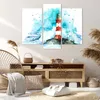 Bild auf Leinwand - Leinwandbild - Leuchtturm Wasser Produktbild-Vorschau 7
