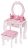Playtive Schminktisch Kosmetiktisch Mädchen Hocker Spiegel Produktbild-Vorschau 1
