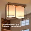 ZMH stropní lampa ložnice stropní světlo vintage 2 plameny Náhled obrázku produktu 6