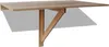 A wooden wall-mounted folding table. Produktbild-Vorschau