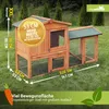MyAnimal Hasenstall MH-03 | Hasenkäfig Zweistöckig - Produktbild-Vorschau 3