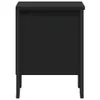 vidaXL Nachttisch Schwarz 2 Stk. 40x30x40 cm Holzwerkstoff Produktbild-Vorschau 6