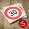 Happy Birthday 30 Servietten 3-lagig 20er Produktbild-Vorschau 3