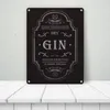 Gin Logo Schild Blechschild Aluminiumschild Emailleschild Produktbild-Vorschau 3