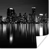 MuchoWow® Poster New York - Skyline - Nacht 50x50 cm - Produktbild-Vorschau 1