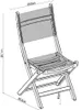 Gartenstuhl Chillvert Ausklappbar Holz 50,65x49,60x93,20 cm Produktbild-Vorschau 7