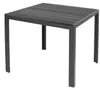 Gartentisch Comfort 90 x 90 cm mit Nonwood Platte Gestell Aluminium Produktbild-Vorschau