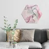 DEQORI Glasbild Echtglas 55x48 cm 'Elegante Farbströme' Produktbild-Vorschau 3