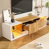 A modern TV stand with integrated LED lighting. Voir les images du produit