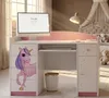 Happy Babies Schreibtisch für Kinderzimmer 125x89x60 weiß Produktbild-Vorschau 2