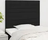 Kopfteile 2 Stk. Schwarz 90x5x78/88 cm Stoff Produktbild-Vorschau 2