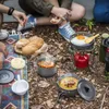 Camping-Kochgeschirr-Set, Topf, Bratpfanne, Produktbild-Vorschau 5