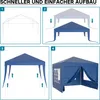 Pawilon Wiltec 3 x 3 m w kolorze niebieskim z ochroną UV Podgląd zdjęcia produktu 4