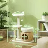 PawHut Kratzbaum 79 cm Katzenbaum mit Katzenhöhle für Produktbild-Vorschau 3
