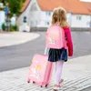 COSTWAY 2tlg Kinderkoffer + Rucksack, Kindertrolley aus Produktbild-Vorschau 2