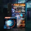 A detailed 3D puzzle model of a futuristic city with a separate inset image showing a close-up of a tunnel. Produktbild-Vorschau