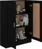vidaXL Bücherschrank Schwarz 82,5x30,5x115 cm Holzwerkstoff Produktbild-Vorschau 8