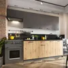 Küche 240 cm - Küchenzeile - Eiche Artisan und Graphit - Produktbild-Vorschau 7