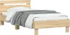vidaXL Cadre de lit sans matelas avec tête de lit en chêne Voir les images du produit 4