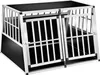 Hundetransportbox doppel mit schräger Rückwand mit Produktbild-Vorschau 1