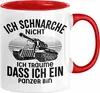 Panzer-Fan Liebhaber Tasse Geschenk Ich Schnarche Nicht Ich Produktbild-Vorschau 1