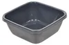 Bassine carré en plastique - Gris anthracite - 15L Voir les images du produit 1
