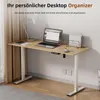 Schreibtisch 180 x 80 cm, Elektrisch höhenverstellbarer Produktbild-Vorschau 10
