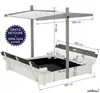 WONDERMAKE® Design Sandkasten Holz mit Dach, Abdeckung & Produktbild-Vorschau 5