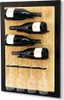 DanDiBo Weinregal Wand Metall Schwarz 4 Flaschen mit Produktbild-Vorschau 10