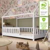 Crazy Pine Hausbett 100x200 cm – Kinderbett aus Naturholz Produktbild-Vorschau 8