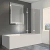 TolleTour cabina doccia 120x140cm schermo pieghevole per Anteprima dell’immagine prodotto 1