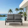 Lesli Living 2er Loungesofa Loungebank Ohio  152x81cm Produktbild-Vorschau 5