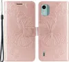 Nokia C12 Hülle - Coverup Schmetterlinge Klapphülle - Produktbild-Vorschau 1