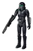 A black Imperial Death Trooper action figure with green accents on its helmet and chest, holding a rifle. Produktbild-Vorschau