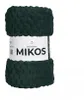 MIKOS Dekorative Decke - Flaschengrün - 160x200cm Produktbild-Vorschau 1