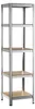 Scaffale per carichi pesanti Wiltec zincato 45 x 45 x 180 Anteprima dell’immagine prodotto 1