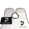 2er Set Bartschürze mit Saugnäpfe Weiß und Schwarz Bart Produktbild-Vorschau 5