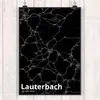Mr. & Mrs. Panda Bild Lauterbach DIN A3 - Geschenk, Stadt Produktbild-Vorschau 2