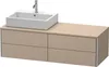 Waschtischunterbau XSQUARE 400x1400x548mm, Becken links Produktbild-Vorschau 1