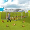 Pollaio Izrielar 3x6x2 m con tetto a cupola, recinto Anteprima dell’immagine prodotto 7
