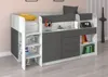 Posteľ s písacím stolom Smile L (ľavá) 90x200 cm Detský Náhľad obrázku produktu 7