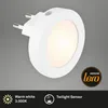 Veilleuse LED avec capteur 65x50mm ronde 0.5W 30lm 3000K Voir les images du produit 2