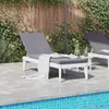 Bain de soleil blanc 186x60x29 cm PP Voir les images du produit 3