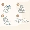 Coussin de grossesse en C pour dormir et allaiter avec Voir les images du produit 12