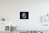MuchoWow® Textilposter Satellitenbild der Erde mit Wolken Produktbild-Vorschau 2