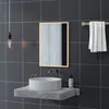 Wandspiegel 50x70 cm mit Holzoptik-Rahmen, einfache Montage Produktbild-Vorschau 7